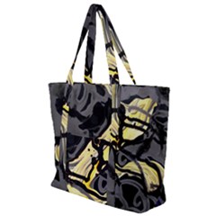 Motion And Emotion 1 2 Zip Up Canvas Bag by bestdesignintheworld