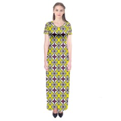 Df Florence Delem Short Sleeve Maxi Dress by deformigo