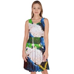 Avocado 2 Knee Length Skater Dress With Pockets