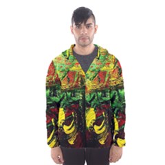 Revelation 1 2 Men s Hooded Windbreaker by bestdesignintheworld