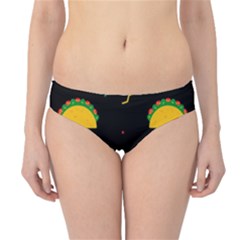 Festive Seamless Pattern With National Taco Food Hipster Bikini Bottoms by Wegoenart