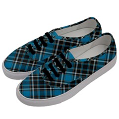 Tartan Scotland Seamless Plaid Pattern Vintage Check Color Square Geometric Texture Men s Classic Low Top Sneakers by Wegoenart