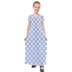 Df Paul Shineter Kids  Short Sleeve Maxi Dress by deformigo