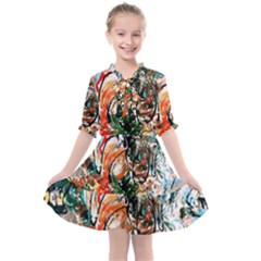 Lilies In A Vase 1 2 Kids  All Frills Chiffon Dress by bestdesignintheworld