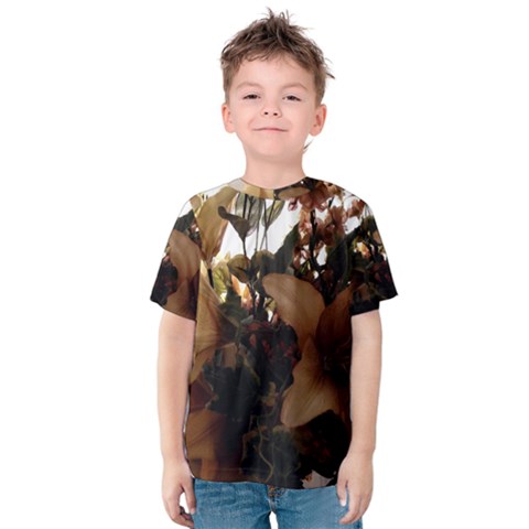 Lilies 1 1 Kids  Cotton Tee by bestdesignintheworld