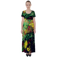 Revelation 1 2 High Waist Short Sleeve Maxi Dress by bestdesignintheworld