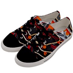 Collage 1 1 Men s Low Top Canvas Sneakers by bestdesignintheworld