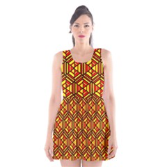 Rby-c-1-4 Scoop Neck Skater Dress by ArtworkByPatrick