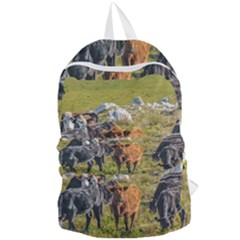 Cows At Countryside, Maldonado Department, Uruguay Foldable Lightweight Backpack by dflcprints