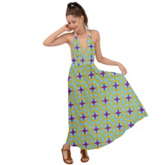 Traggina Backless Maxi Beach Dress by deformigo