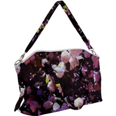 Purple Snowballs Canvas Crossbody Bag by okhismakingart