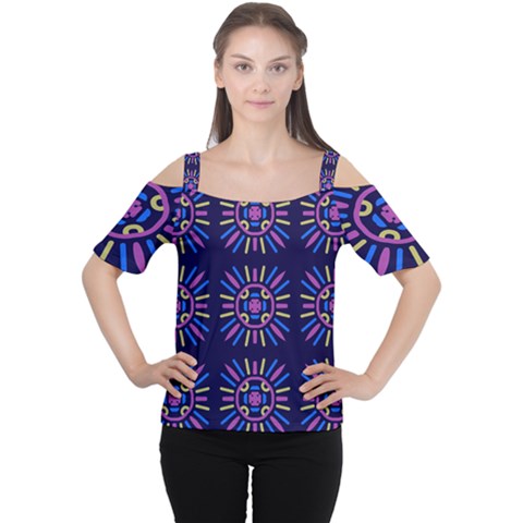 Papiamento Cutout Shoulder Tee by deformigo