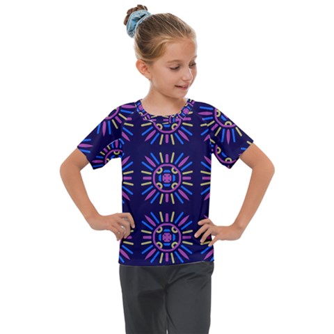 Papiamento Kids  Mesh Piece Tee by deformigo