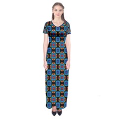 Lomond Short Sleeve Maxi Dress by deformigo