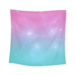 Pastel Goth Galaxy  Square Tapestry (small) by thethiiird