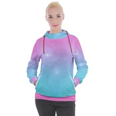 Pastel Goth Galaxy  Women s Hooded Pullover by thethiiird