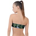 Away From the City Cutout Painted Classic Bandeau Bikini Top  View2