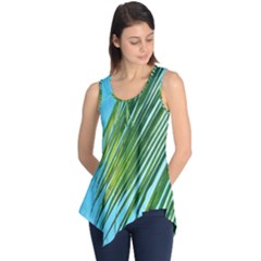 Tropical Palm Sleeveless Tunic by TheLazyPineapple