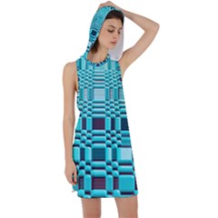 469823231 Glitch37 Racer Back Hoodie Dress