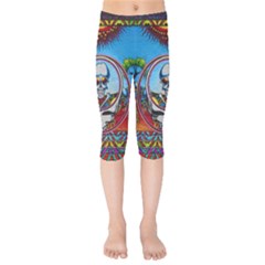 Grateful Dead Wallpapers Kids  Capri Leggings  by Sapixe