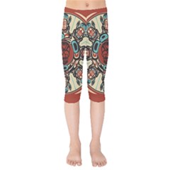 Grateful Dead Pacific Northwest Cover Kids  Capri Leggings  by Sapixe