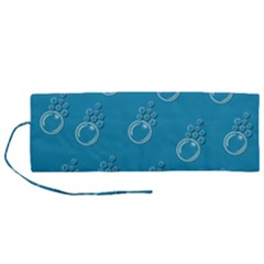 Bubble Group Pattern Abstract Roll Up Canvas Pencil Holder (m)