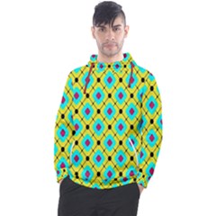 Pattern Tiles Square Design Modern Men s Pullover Hoodie by Vaneshart