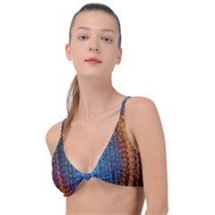 Matrix Technology Data Digital Knot Up Bikini Top by Vaneshart