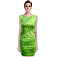 Green Bright Digital Manipulation Classic Sleeveless Midi Dress by Vaneshart