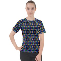 Abstract-s-1 Women s Sport Raglan Tee