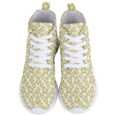 Cute Flowers - Ceylon Yellow Women s Lightweight High Top Sneakers by FashionBoulevard