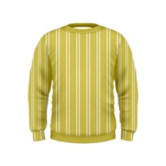 Nice Stripes - Ceylon Yellow Kids  Sweatshirt by FashionBoulevard