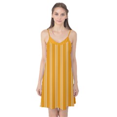 Nice Stripes - Honey Orange Camis Nightgown by FashionBoulevard