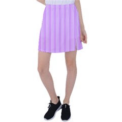 Nice Stripes - Lavender Purple Tennis Skirt