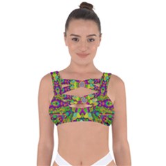 Birds In Peace And Calm Bandaged Up Bikini Top by pepitasart