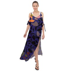 Zappwaits Maxi Chiffon Cover Up Dress