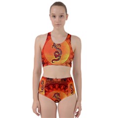 Wonderful Chinese Dragon Racer Back Bikini Set by FantasyWorld7