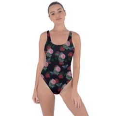 Dark Floral Butterfly Black Bring Sexy Back Swimsuit