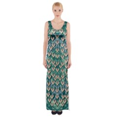 Heavy Metal Hearts And Belive In Sweet Love Thigh Split Maxi Dress by pepitasart