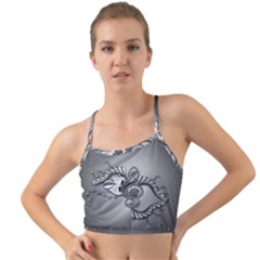 Decorative Clef, Zentangle Design Mini Tank Bikini Top