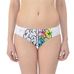 Brain Mind Psychology Idea Drawing Hipster Bikini Bottoms by Wegoenart