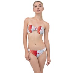 Cute Sushi Hug Fish Hugging Rice Classic Bandeau Bikini Set by SR88