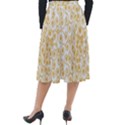 Spiral Pattern Fractal Texture Classic Velour Midi Skirt  View2