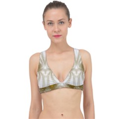 Fractal Fantasy Background Pattern Classic Banded Bikini Top