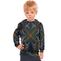 Fractal Art Abstract Pattern Kids  Hooded Pullover View1