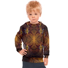 Fractal Art Abstract Pattern Kids  Hooded Pullover