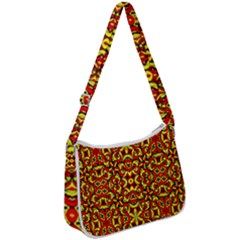 Rby-c-5-2 Zip Up Shoulder Bag by ArtworkByPatrick