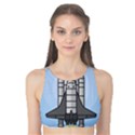 Rocket Shuttle Spaceship Science Tank Bikini Top View1