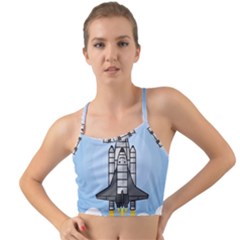 Rocket Shuttle Spaceship Science Mini Tank Bikini Top by Wegoenart