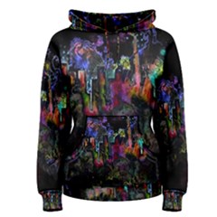 Grunge Paint Splatter Splash Ink Women s Pullover Hoodie by Wegoenart